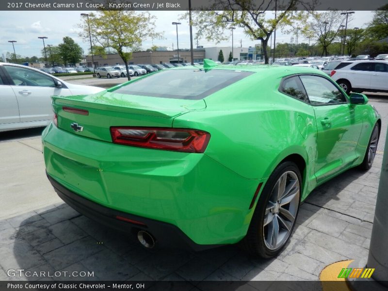 Krypton Green / Jet Black 2017 Chevrolet Camaro LT Coupe