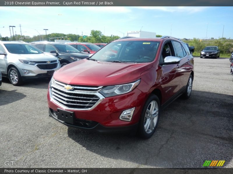 Cajun Red Tintcoat / Jet Black 2018 Chevrolet Equinox Premier