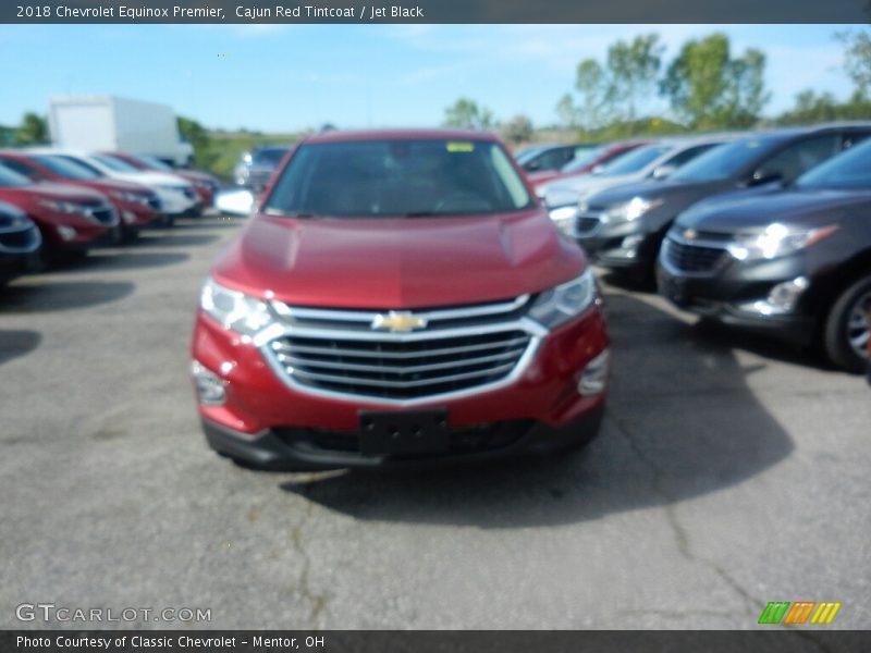 Cajun Red Tintcoat / Jet Black 2018 Chevrolet Equinox Premier