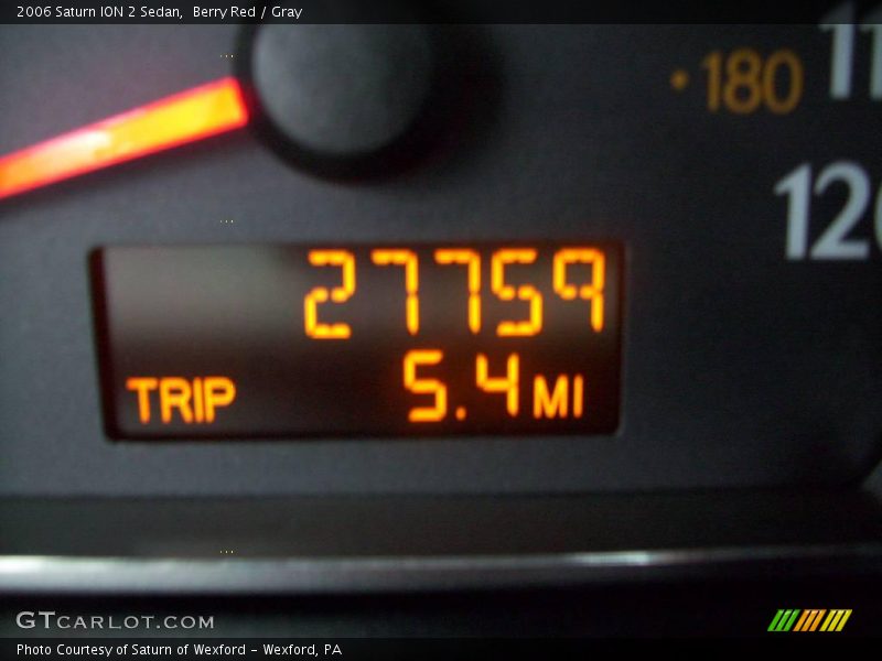 Berry Red / Gray 2006 Saturn ION 2 Sedan