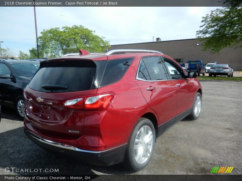 Cajun Red Tintcoat / Jet Black 2018 Chevrolet Equinox Premier