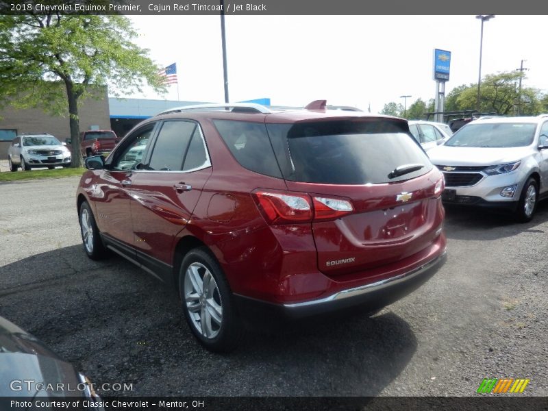 Cajun Red Tintcoat / Jet Black 2018 Chevrolet Equinox Premier