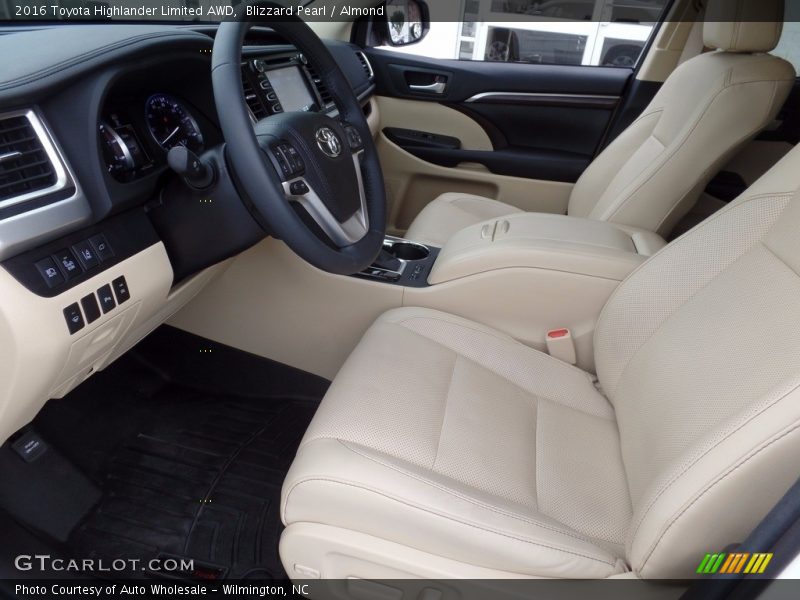 Blizzard Pearl / Almond 2016 Toyota Highlander Limited AWD