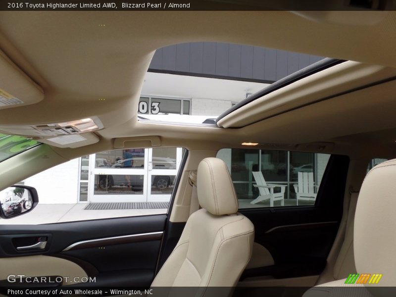 Blizzard Pearl / Almond 2016 Toyota Highlander Limited AWD