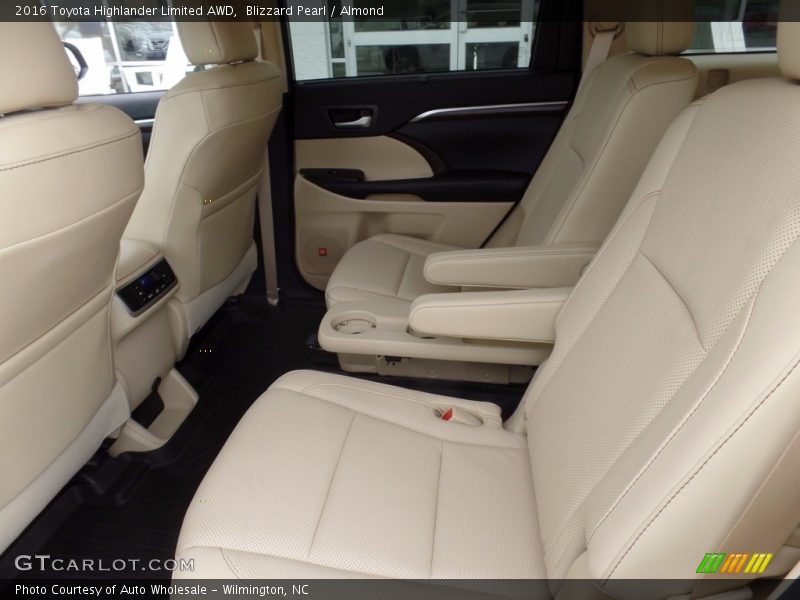 Blizzard Pearl / Almond 2016 Toyota Highlander Limited AWD