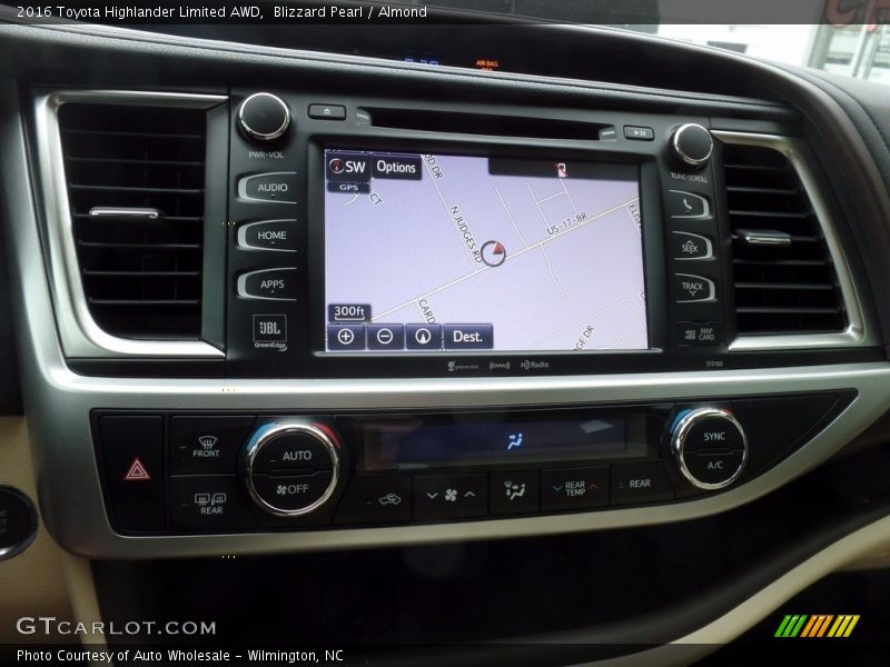 Blizzard Pearl / Almond 2016 Toyota Highlander Limited AWD