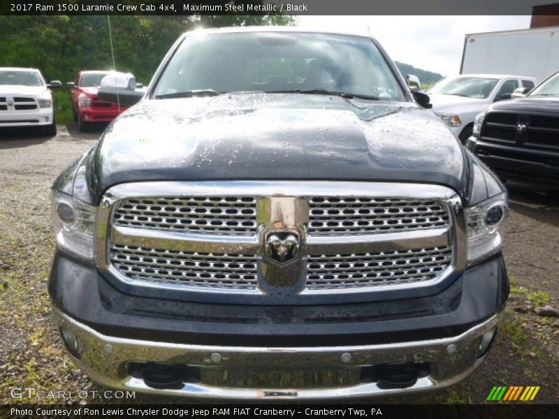 Maximum Steel Metallic / Black 2017 Ram 1500 Laramie Crew Cab 4x4