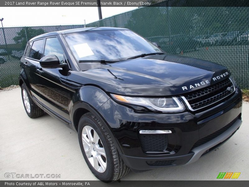 Narvik Black / Ebony/Ebony 2017 Land Rover Range Rover Evoque SE Premium