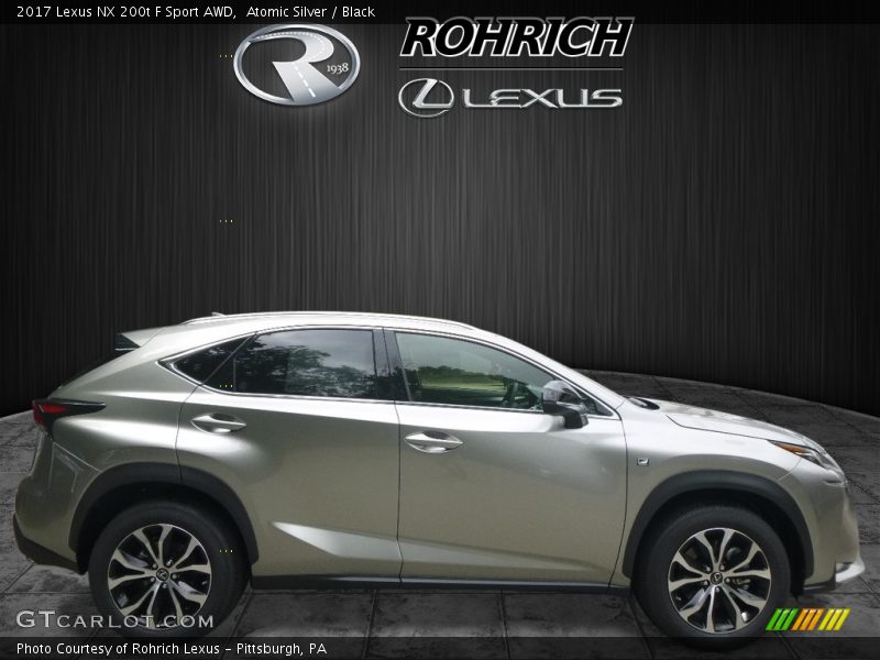 Atomic Silver / Black 2017 Lexus NX 200t F Sport AWD