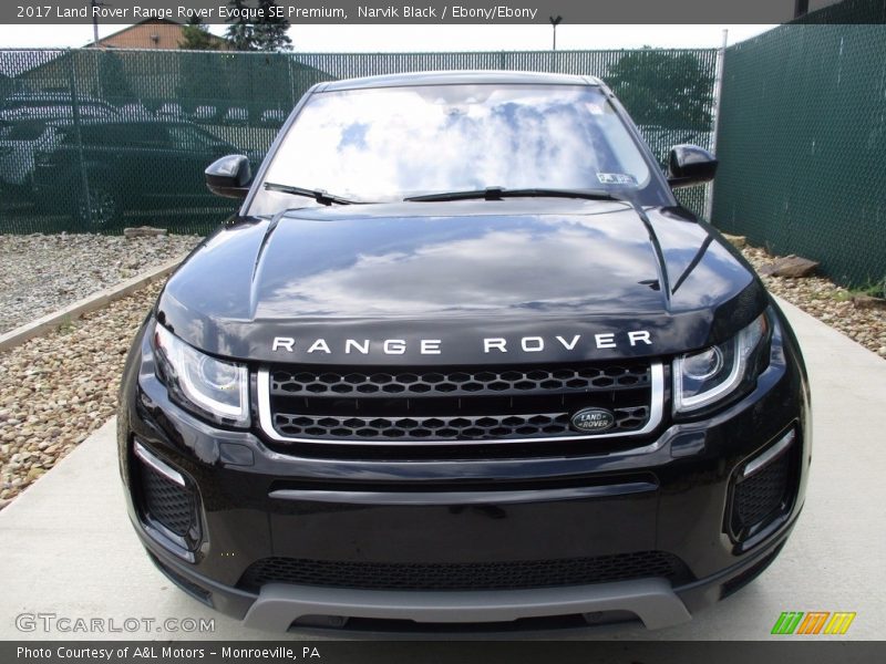 Narvik Black / Ebony/Ebony 2017 Land Rover Range Rover Evoque SE Premium