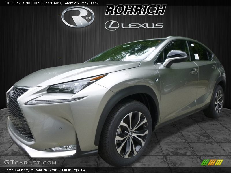 Atomic Silver / Black 2017 Lexus NX 200t F Sport AWD
