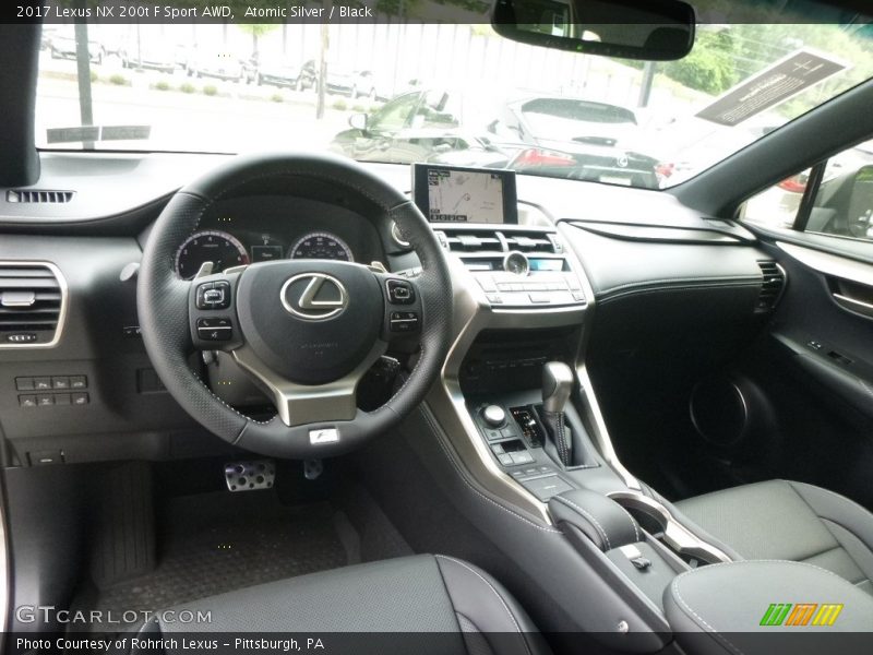 Atomic Silver / Black 2017 Lexus NX 200t F Sport AWD
