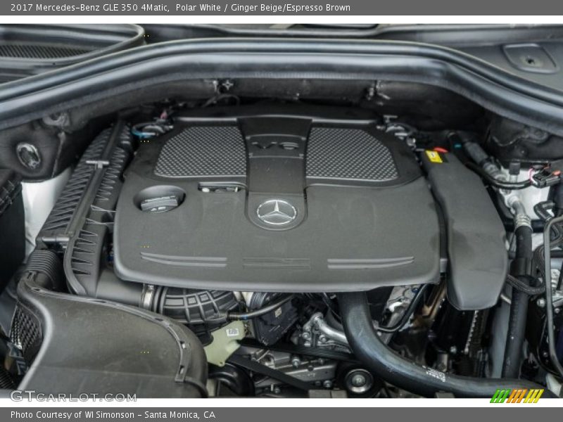 Polar White / Ginger Beige/Espresso Brown 2017 Mercedes-Benz GLE 350 4Matic