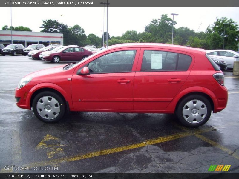 Salsa Red / Charcoal 2008 Saturn Astra XE Sedan