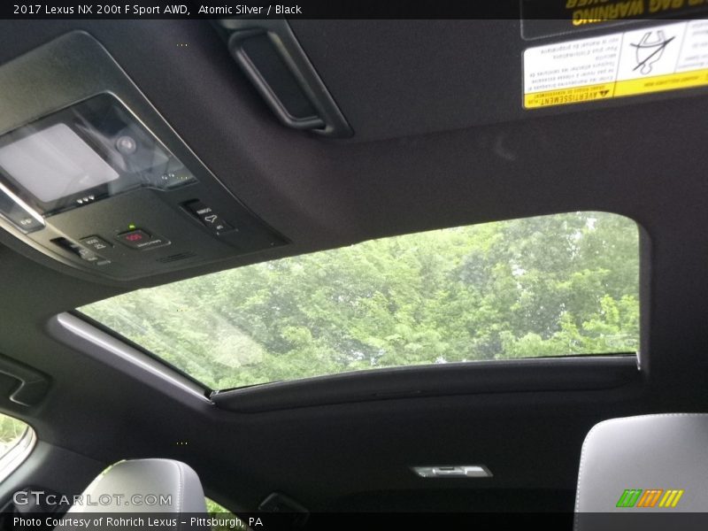 Atomic Silver / Black 2017 Lexus NX 200t F Sport AWD