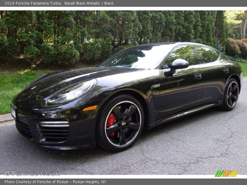Basalt Black Metallic / Black 2014 Porsche Panamera Turbo