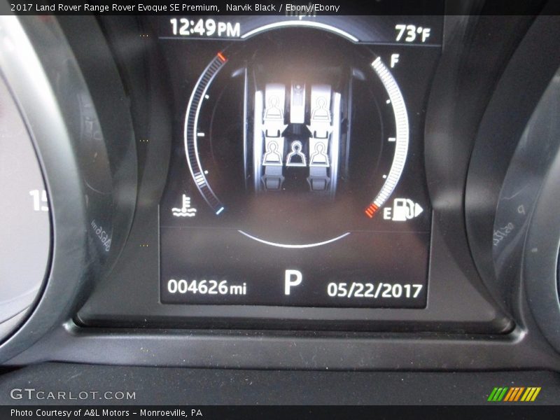 Narvik Black / Ebony/Ebony 2017 Land Rover Range Rover Evoque SE Premium