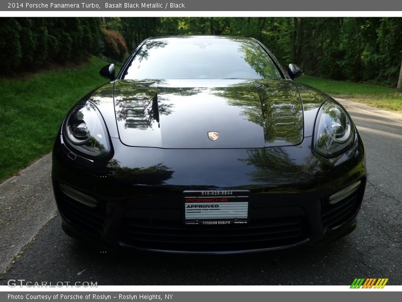 Basalt Black Metallic / Black 2014 Porsche Panamera Turbo