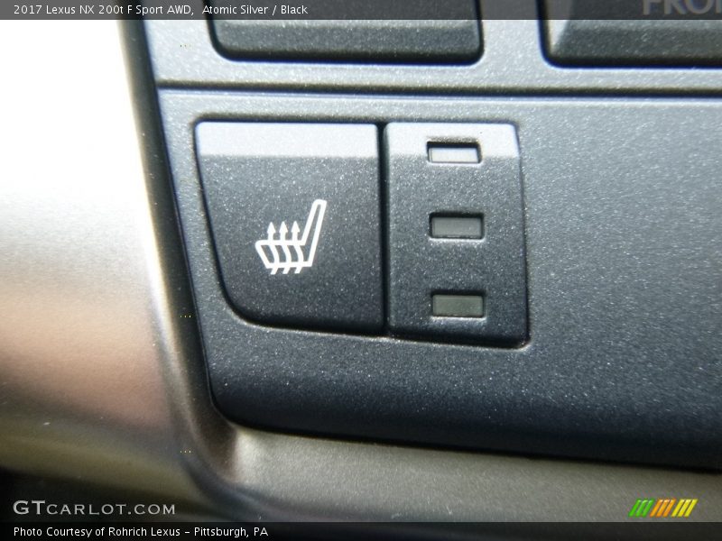 Atomic Silver / Black 2017 Lexus NX 200t F Sport AWD
