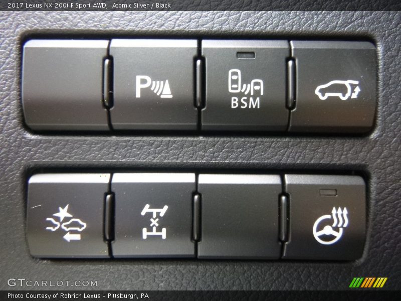 Atomic Silver / Black 2017 Lexus NX 200t F Sport AWD