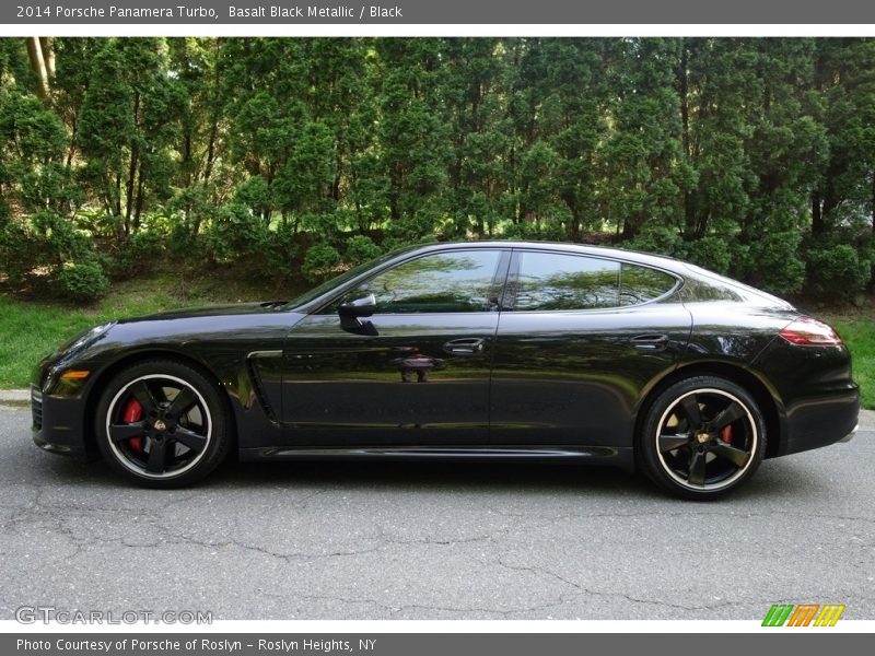 Basalt Black Metallic / Black 2014 Porsche Panamera Turbo