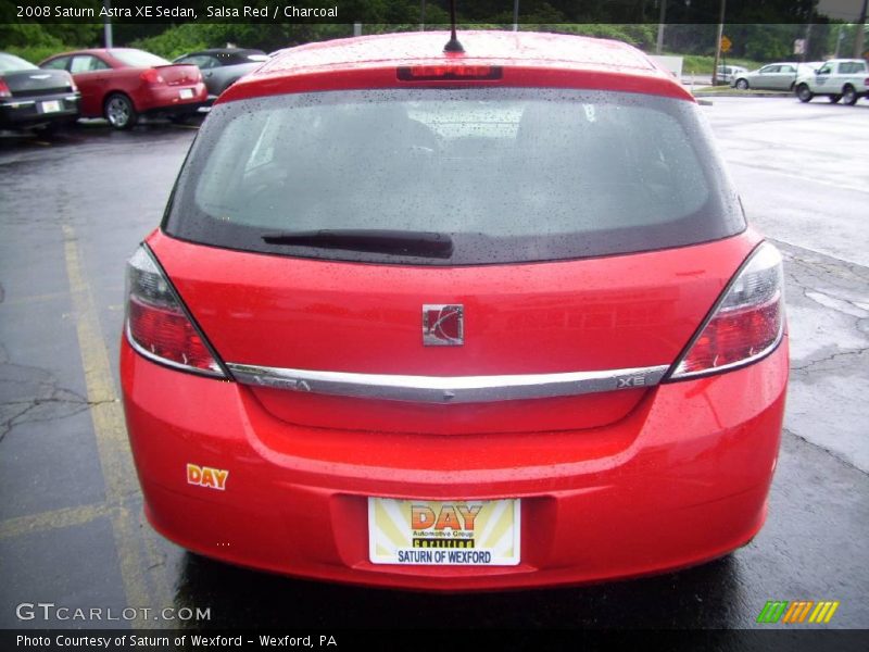 Salsa Red / Charcoal 2008 Saturn Astra XE Sedan