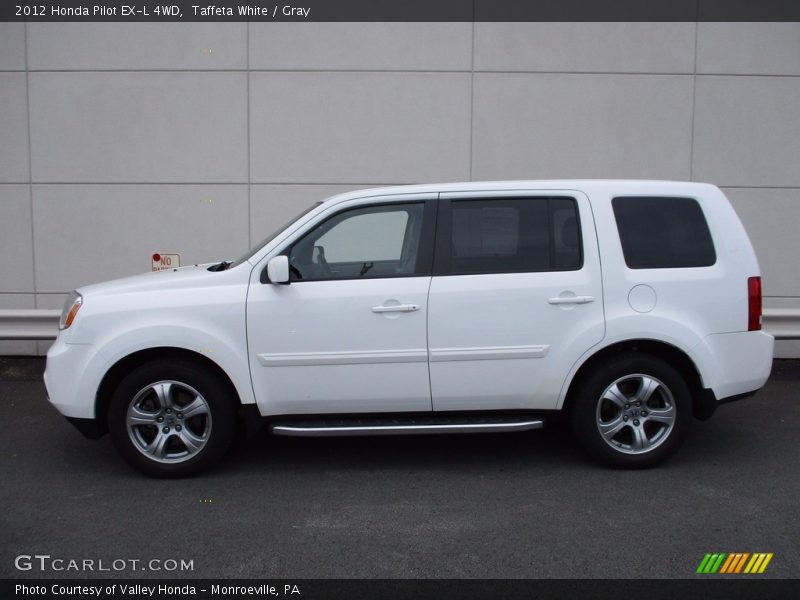 Taffeta White / Gray 2012 Honda Pilot EX-L 4WD