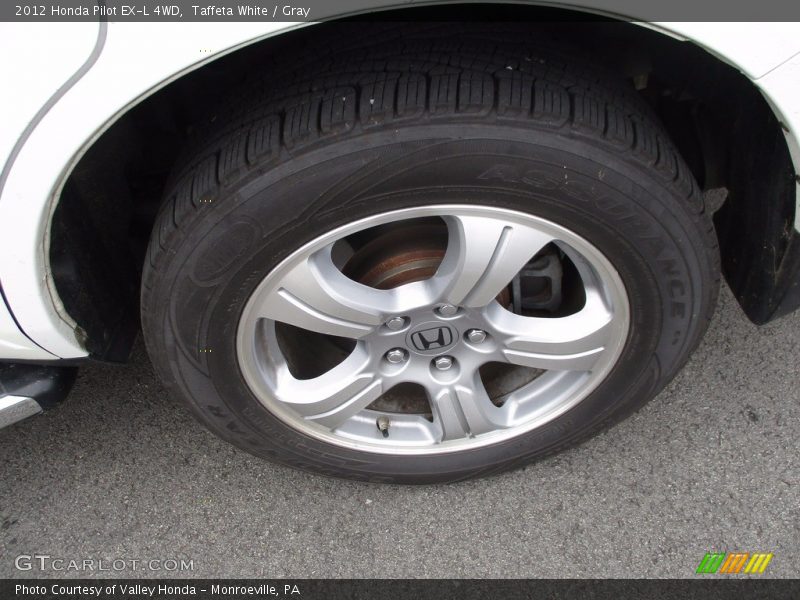 Taffeta White / Gray 2012 Honda Pilot EX-L 4WD