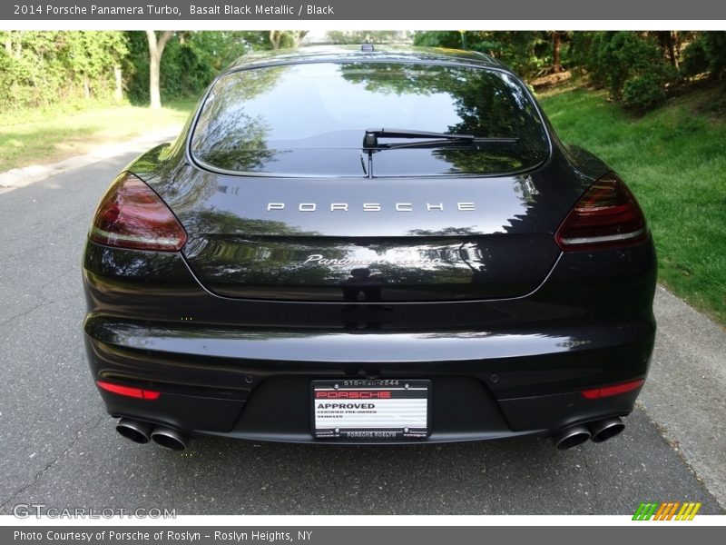 Basalt Black Metallic / Black 2014 Porsche Panamera Turbo