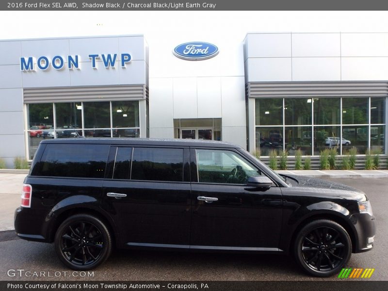 Shadow Black / Charcoal Black/Light Earth Gray 2016 Ford Flex SEL AWD