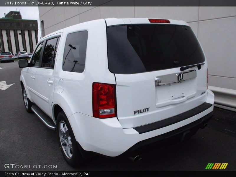 Taffeta White / Gray 2012 Honda Pilot EX-L 4WD