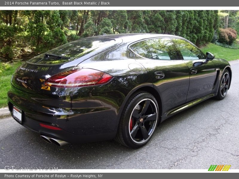 Basalt Black Metallic / Black 2014 Porsche Panamera Turbo