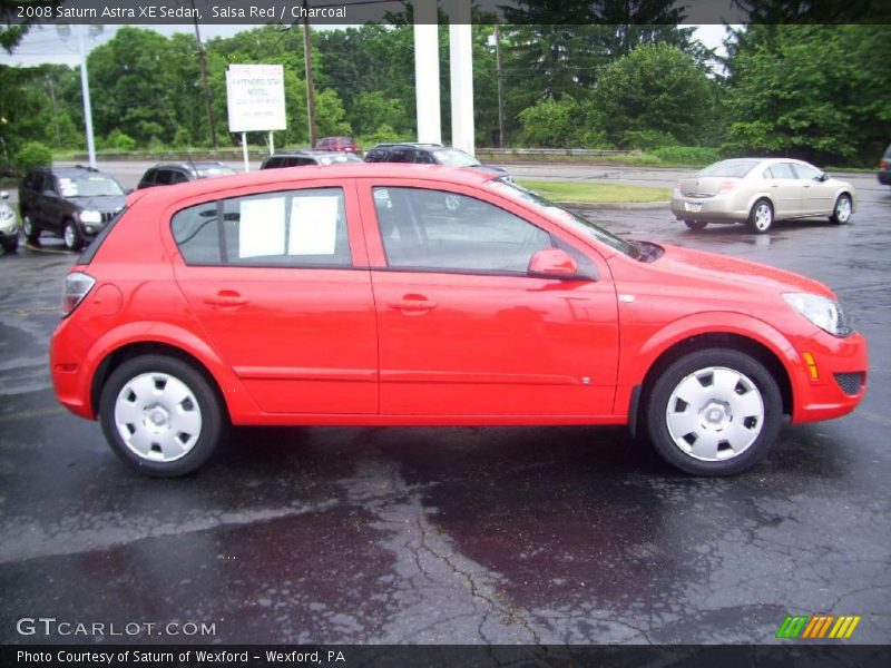 Salsa Red / Charcoal 2008 Saturn Astra XE Sedan