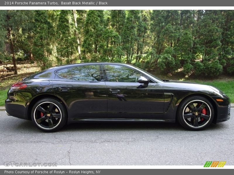 Basalt Black Metallic / Black 2014 Porsche Panamera Turbo