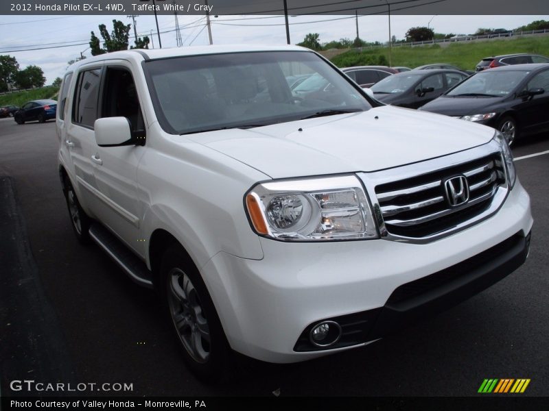 Taffeta White / Gray 2012 Honda Pilot EX-L 4WD