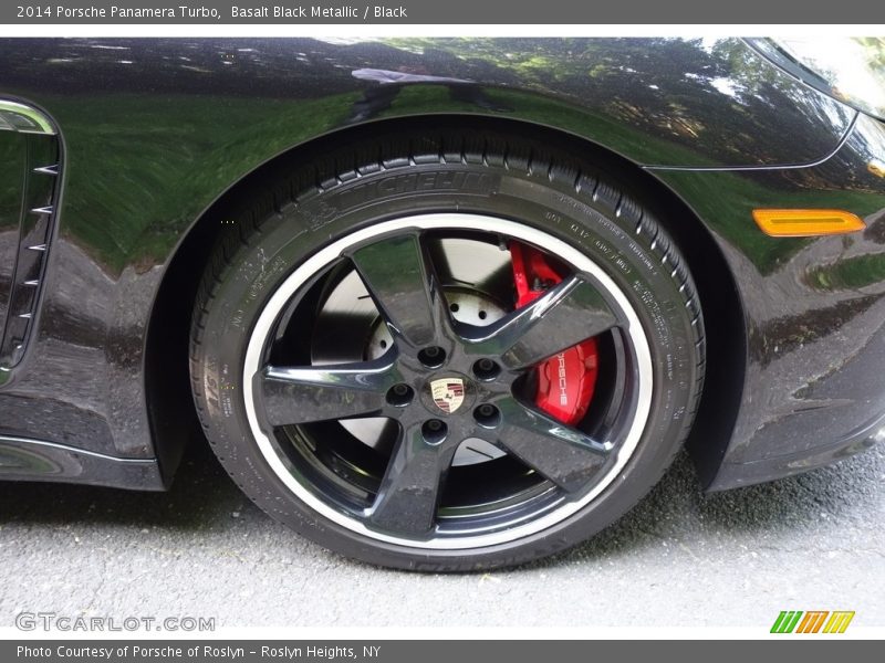 Basalt Black Metallic / Black 2014 Porsche Panamera Turbo