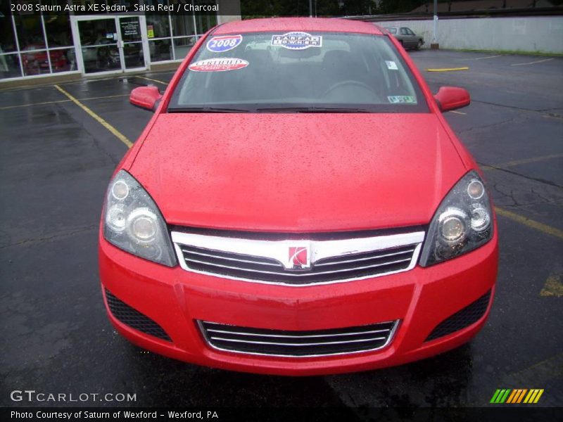 Salsa Red / Charcoal 2008 Saturn Astra XE Sedan