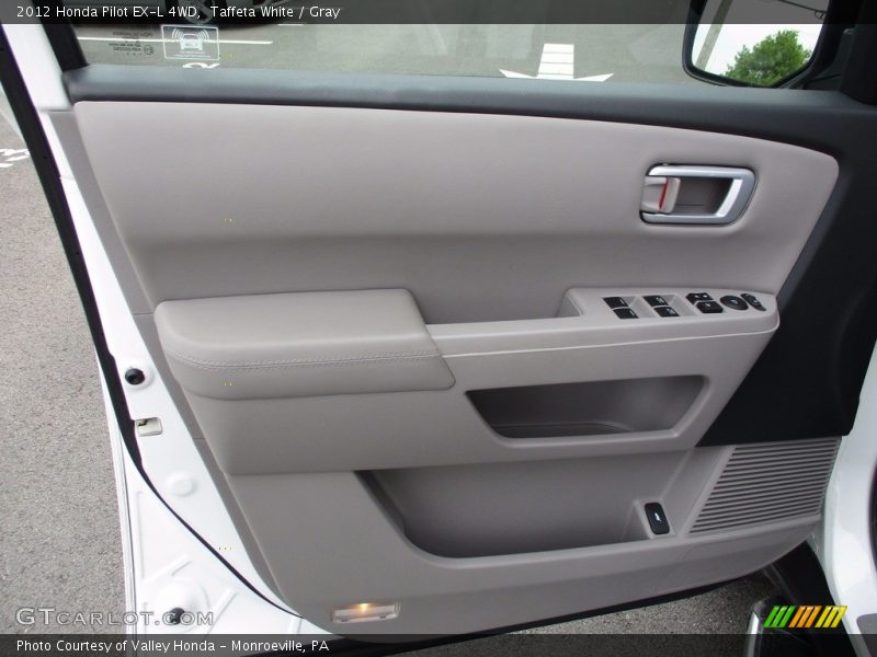 Taffeta White / Gray 2012 Honda Pilot EX-L 4WD