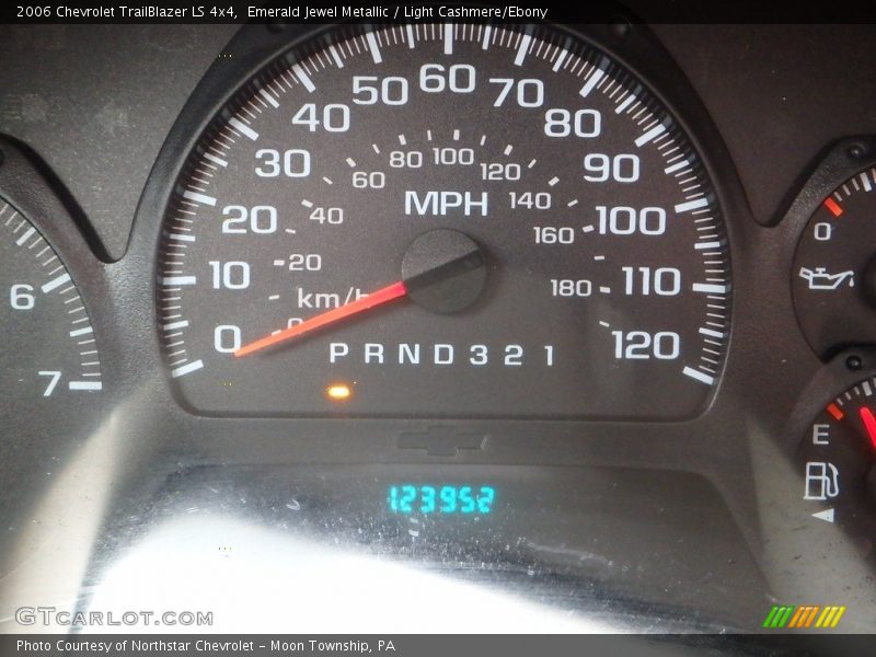 Emerald Jewel Metallic / Light Cashmere/Ebony 2006 Chevrolet TrailBlazer LS 4x4