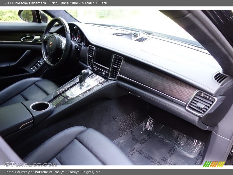 Basalt Black Metallic / Black 2014 Porsche Panamera Turbo
