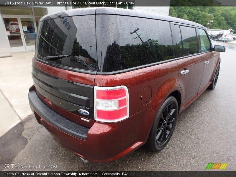 Bronze Fire / Charcoal Black/Light Earth Gray 2016 Ford Flex Limited AWD
