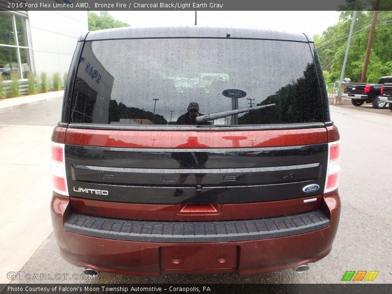 Bronze Fire / Charcoal Black/Light Earth Gray 2016 Ford Flex Limited AWD