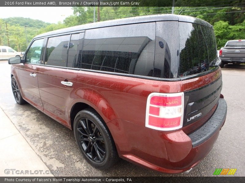 Bronze Fire / Charcoal Black/Light Earth Gray 2016 Ford Flex Limited AWD