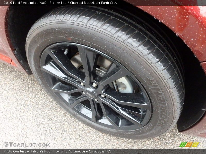 Bronze Fire / Charcoal Black/Light Earth Gray 2016 Ford Flex Limited AWD
