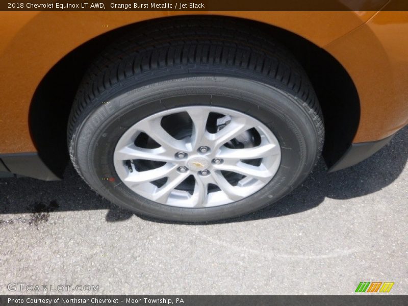 Orange Burst Metallic / Jet Black 2018 Chevrolet Equinox LT AWD