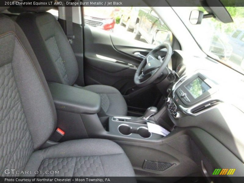 Orange Burst Metallic / Jet Black 2018 Chevrolet Equinox LT AWD