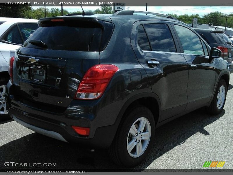 Graphite Gray Metallic / Jet Black 2017 Chevrolet Trax LT AWD