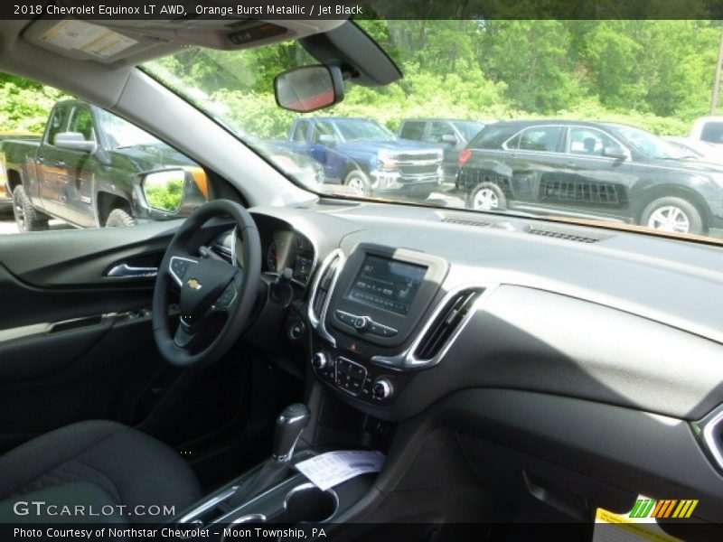 Orange Burst Metallic / Jet Black 2018 Chevrolet Equinox LT AWD