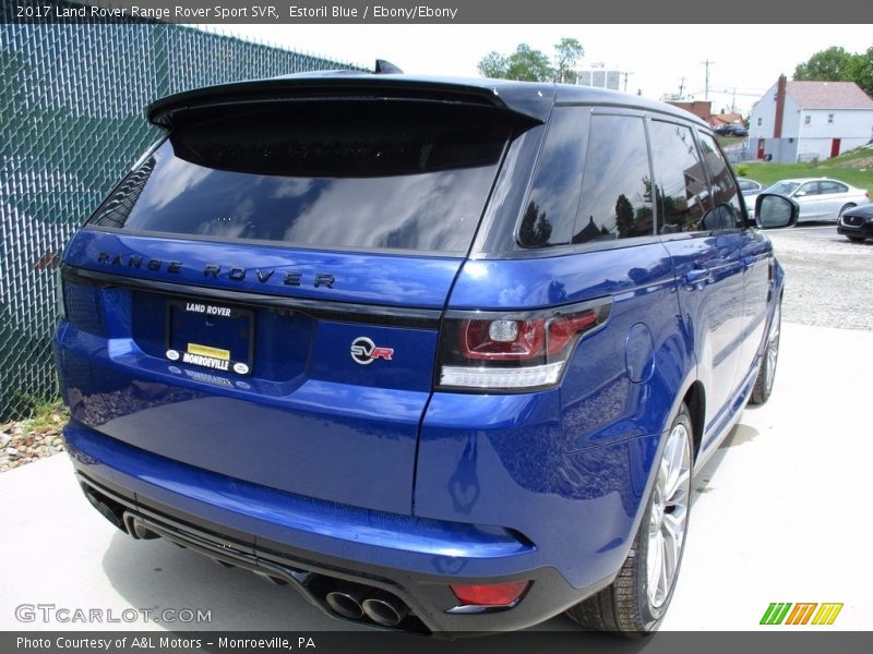 Estoril Blue / Ebony/Ebony 2017 Land Rover Range Rover Sport SVR