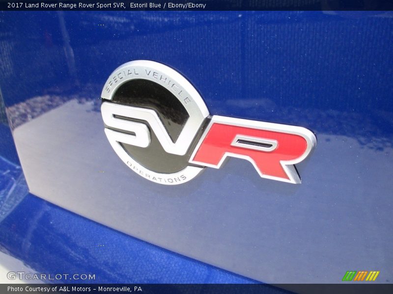  2017 Range Rover Sport SVR Logo